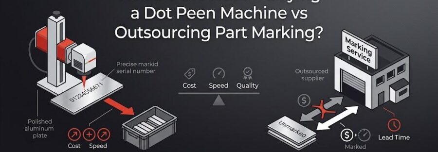 Dot Peen Machine ROI vs Outsourcing – MarknStamp